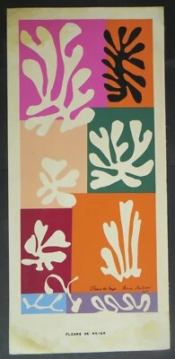 Henri Matisse "Fleurs de Neige" Color Lithograph - Image 1 of 4