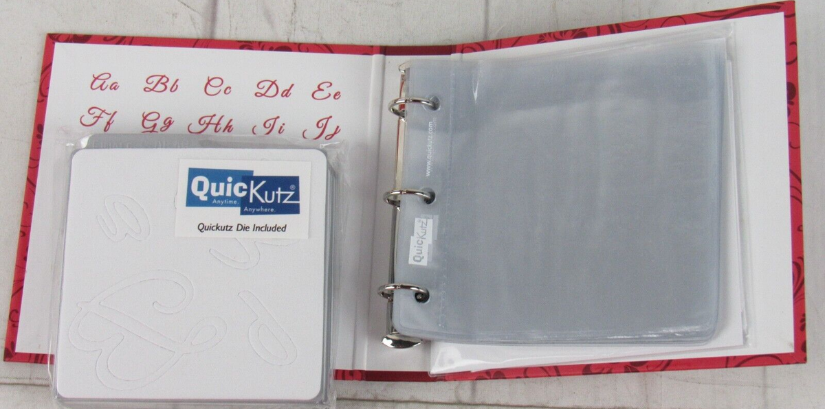 quickutz  アルファベットダイ☆Finale QuicKutz Finale Grand Complete Album Die Set Alphabet Numbers