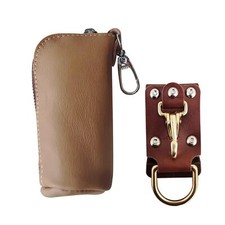 Leather Mini Vintage Purse Coin Purse Card Bag Key Bag Leather Change Purse L...
