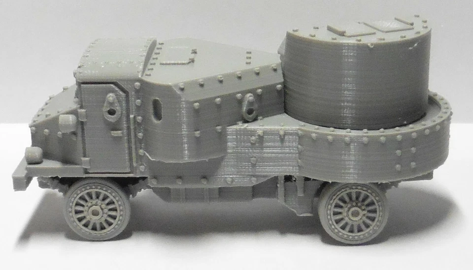 28mm 1/56 3D printed WWI Russian Civil War VBCW Garford-Putilov Armoured Car - Image 3 of 4