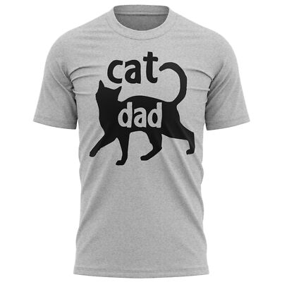 Katzenpapa T-Shirt Vatertag Katze Papa Geschenke zum Geburtstag Weihnachten lustig Herren