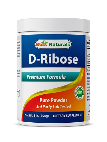 Best Naturals poudre pure de D-Ribose 1 lb - D-Ribose de haute qualité - Photo 1 sur 6