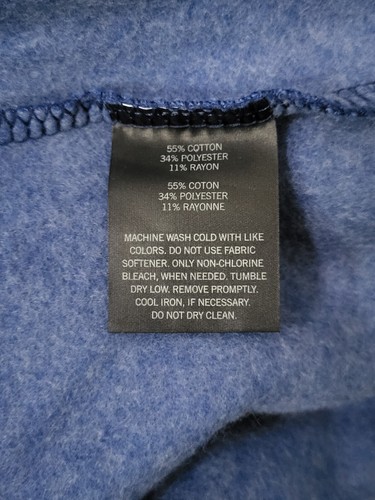 Damas 2XL New Era Moderna Sudadera Completa con Cremallera Polar Sudadera con Capucha Azul - Imagen 8 de 9
