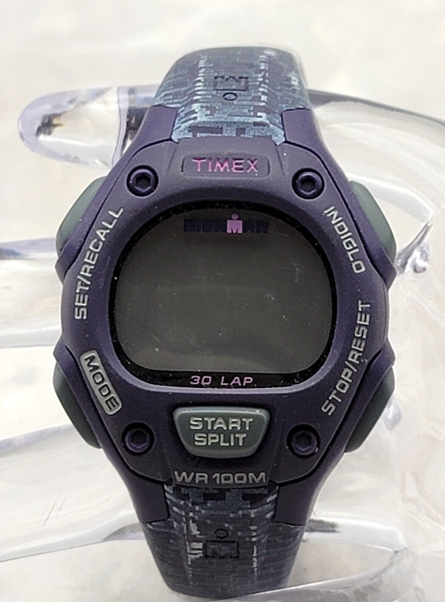 Timex Watch Womens 33mm Purple Ironman Chrono Alarm Digital  display picture 1
