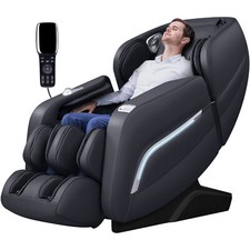 MassaMAX Massage Chair Full Body Zero Gravity Airbags Heat Recliner AI Control