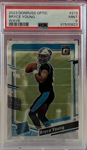 2023 Panini Donruss Optic - Rated Rookie Wave Prizm #213 Bryce Young /300 (RC)
