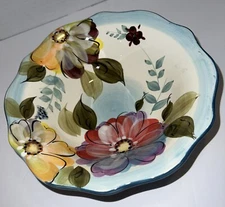 Gibson ELITE Floral Crazy Daisy Soup Cereal Bowl Scalloped Edge - 5 Avail.