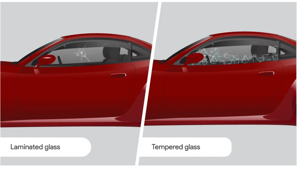 For 23-24 Lexus RX Models Passenger/Right Side Front Door Window Glass Laminated - Image 3 of 3
