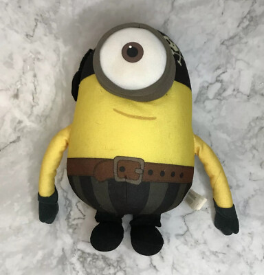 Despicable Me Minion One Eye Google Pirate Stuart Plush Stuffed Animal A