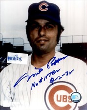 Milt Pappas Chicago Cubs No Hitter 9-2-72 Autographed Signed 8x10 Photo COA