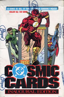 1991 DC Comics Cosmic Cards Inaugural Edition Factory Sealed Box