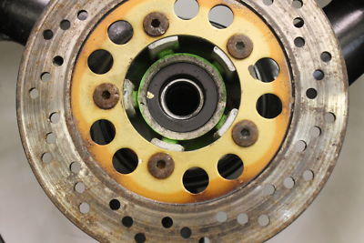 1992 Kawasaki Ninja ZX7R ZX750K REAR WHEEL BACK RIM W BRAKE DISC