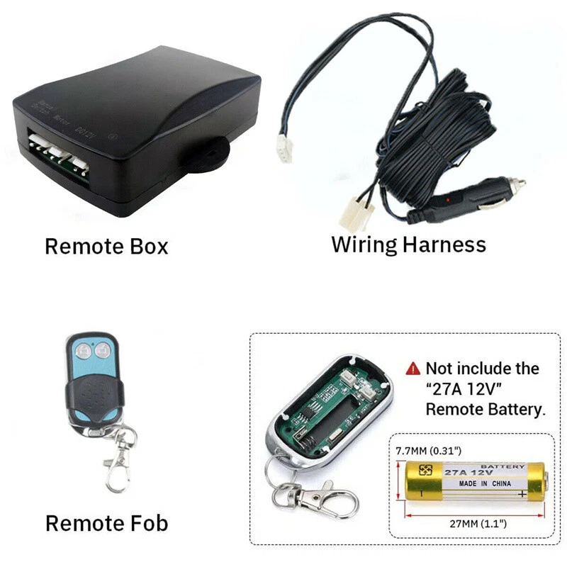 2.5'' Double Electric Exhaust Y Pipe Dual Control Valve Kit Remote Switch - Image 3 of 4