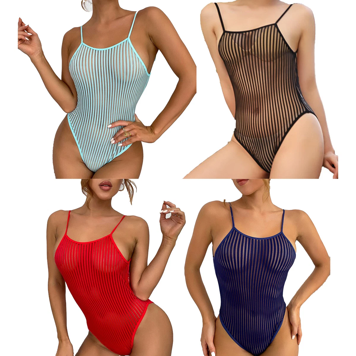 New Sheer Mesh Women Swimsuit Low Rise Sexy Micro High Cut See Through  Bikini Set Bathing Suit - China Bathing Suit and Swim Wear price