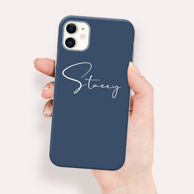 Personalisierte Handyhülle für iPhone 13 Pro Max 11 12 XR X 14 15 Plus Wunschname