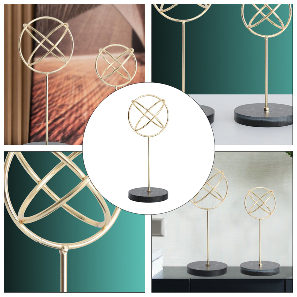 Globe Ornament Geometric Table Statue Display Stands Racks Electric