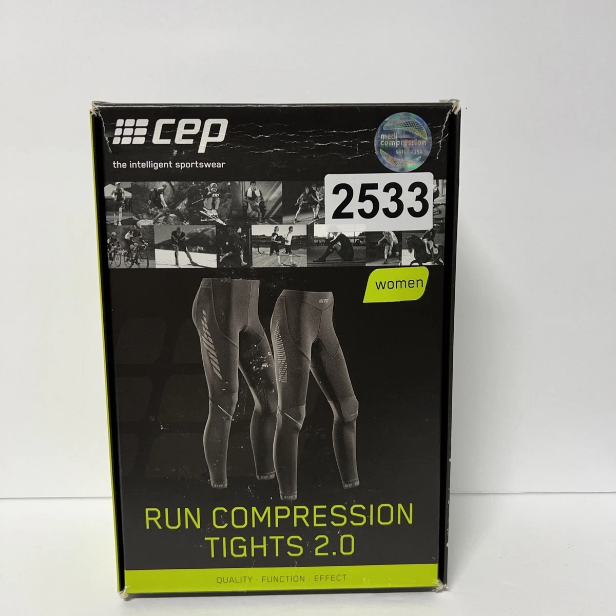 Cep Womens Compression Run Tights 2.0 Size 2 W4A9C