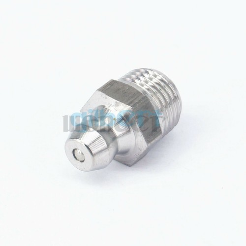 (2) M5-M14 1/8" 1/4" BSP 304 Stainless Grease Zerk Nipple Fitting Grease Gun - Picture 24 of 38