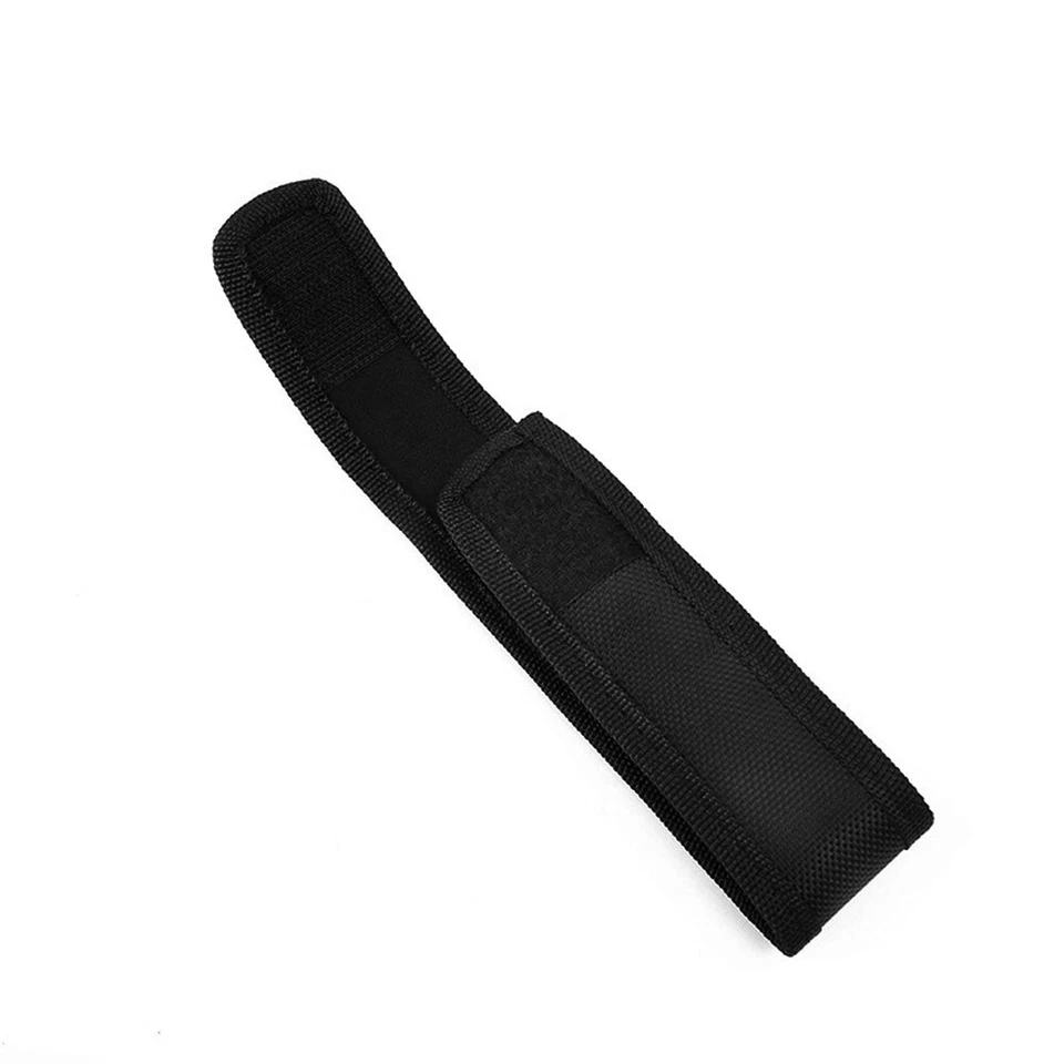 1X Nylon Pouch Holster LED Flashlight Torch Belt  Case Bag Holder Waist Pouch - Image 4 of 4
