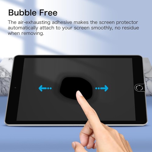 Tempered Glass Screen Protector for iPad 9th/8th/7th Gen 10.2 Inch Anti Scratch - 第 9/9 張圖片