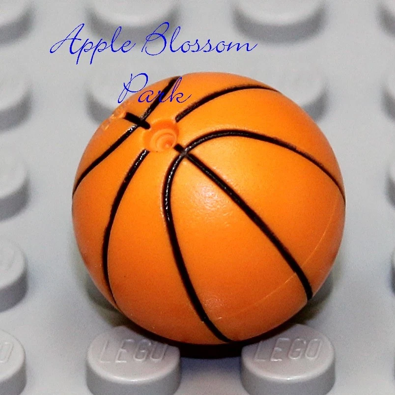 NUEVO 1 Lego Minifigura Naranja BALONCESTO Niño Niña Minifigura Juguete NBA Pelota Equipo Deportivo Foto 2 de 2