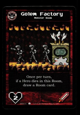 Golem Factory Monster Room BMR016 Boss Master 2017 Trading Card CCG TCG