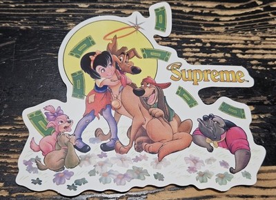 Supreme All Dogs Go To Heaven Sticker FW25 + FREE SURPRISE | eBay