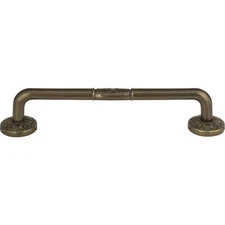 Hammered Medallion 5" Center to Center Bar Pull Burnished Bronze
