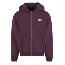 Zipper Hoodie Plum Purple