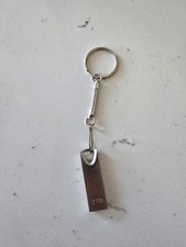 2TB Stainless Steel  USB Flash Drive USB Interface with Keyring Keyring Feature