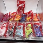 VTG TY Teenie Beanie Babies 2004 Complete Set 12 McDonalds Happy Meal SEALED New