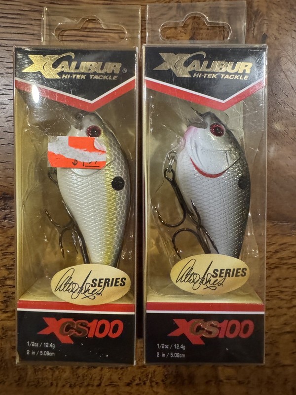 Lot Of 2 XCalibur NIB XCS100 Silent FOXY SHAD And Tenn Special Crankbait 2"