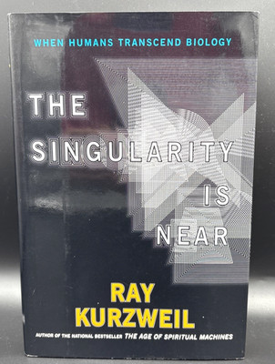 The Singularity Is Near Signed by Ray Kurzweil Hardcover AI Technology