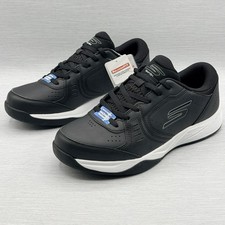 Skechers Men's 9 Wide Pickleball Shoes Black Viper Court Smash Tennis 246072