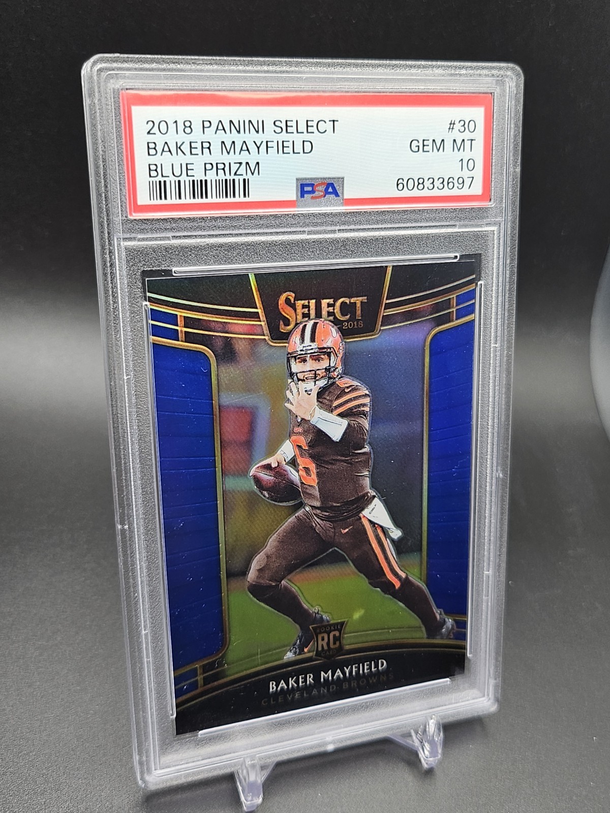 Baker Mayfield Panini Select #30 Blue