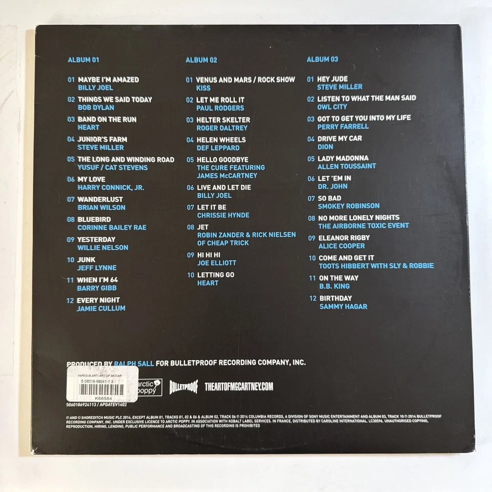 Various Artists Art of McCartney 3LP Vinyl VG++/VG+ - Image 2 of 4