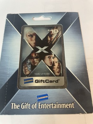 Blockbuster Gift Card X2:X -Men No Value