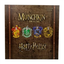 Munchkin Deluxe Harry Potter Hogwarts Board Game USAopoly – Open Box Sealed