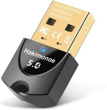 Upgraded Bluetooth 5.4 Adapter for PC Laptop, Wireless USB Transmitter Dongle fo