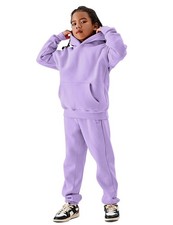 Girls Boys Fleece 2 Piece Outfits Pants Set Hoodies Sweatshirt and Jogger Swe...