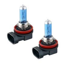 2x H8 Halogen 35w 12v Fogdriving Lights Replacement Bulb Bright White Glass Car