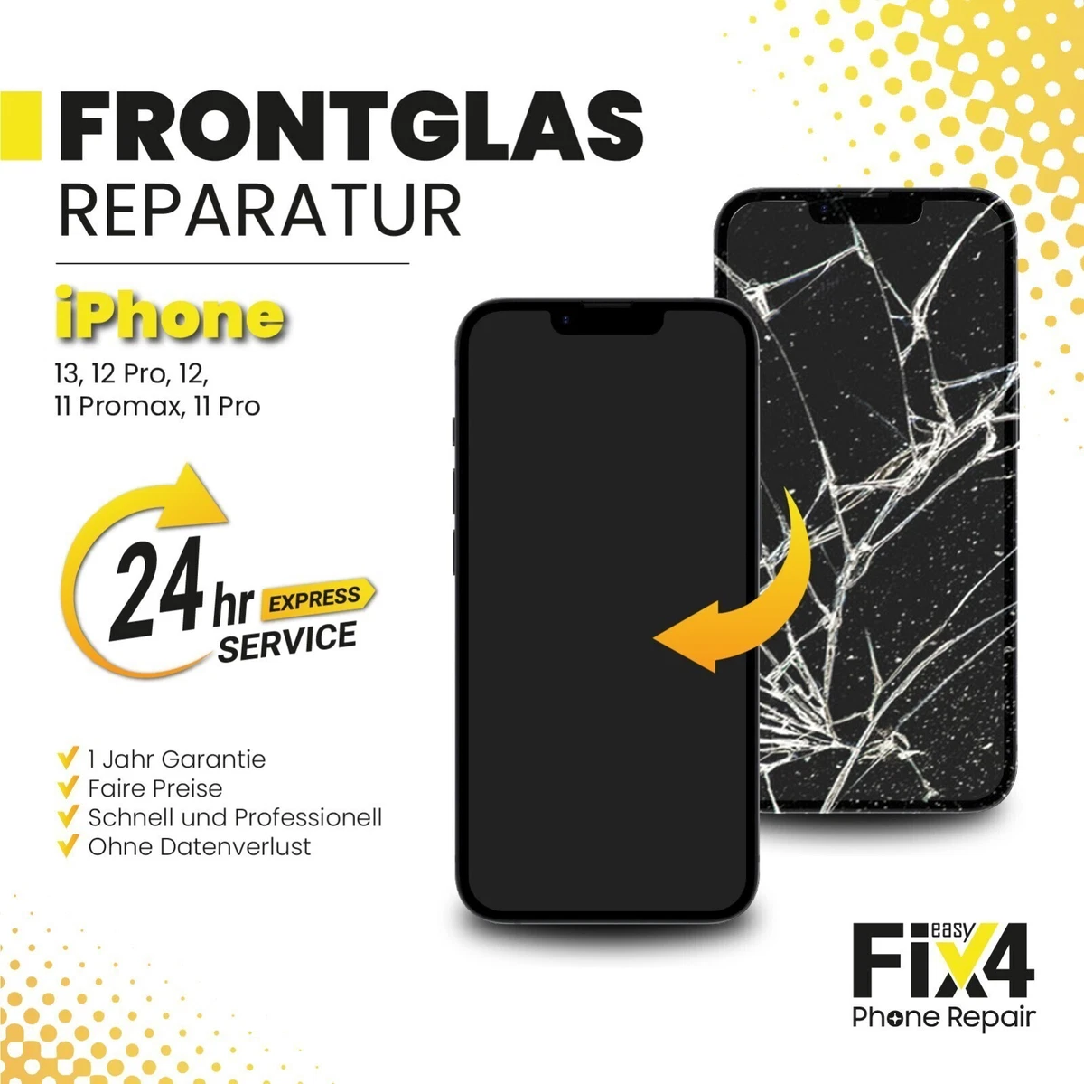 Apple IPhone 11 Pro - LCD Display + Touchscreen Front Glas + Rahmen In-Cell FixPremium | FixShop