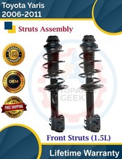 New Oe Front Struts For 2006-2011 Toyota Yaris 1.5l Lifetime Warranty