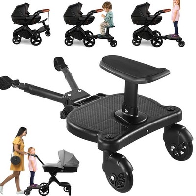 Universal Stroller Board Stroller Attachment Detachable Seat for Toddler to Ride