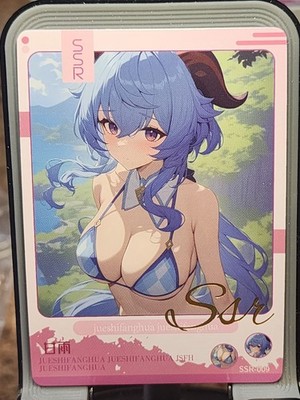 Ganyu Peerless Beauty 2 Card Goddess Story Anime Waifu SSR SSR-009