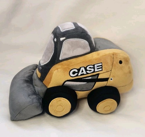 Universal Hobbies UH Kids Yellow & Gray Plush Skid Steer Tractor Toy 12.5" - Picture 10 of 10