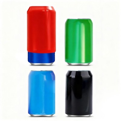 Soda Can Wraps, Silicone Protectors For 12oz Cans, 4 Pack, Multicolor
