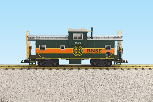 Trenes EE. UU. Escala G 12111 BNSF VISIÓN EXTENDIDA FURGÓN VERDE/NARANJA | Zustand: New