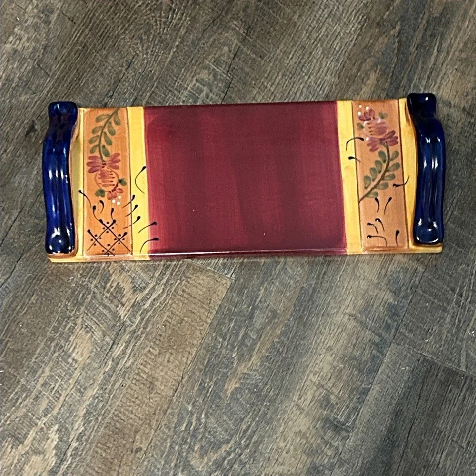 Ambiance Romance Nanette Vacher 14" Käsetablett mit rechteckigem Griff