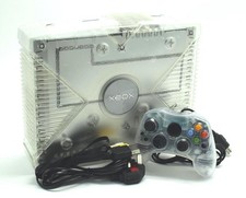 Microsoft Xbox Original Crystal Console Only UK PAL with Controller